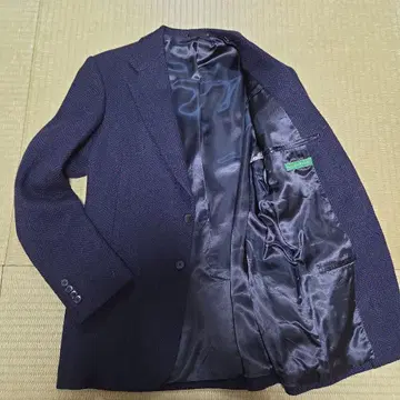 TOMORROW LAND 테일러드 자켓 알파카 혼방 L 헤링본