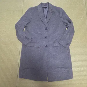 UNIQLO 체스터 코트 캐시미어 혼방 3XL 그레이 여성용 롱