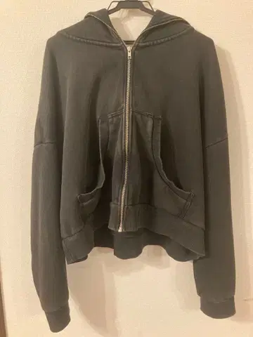 entire studios FULL ZIP 워시드 블랙