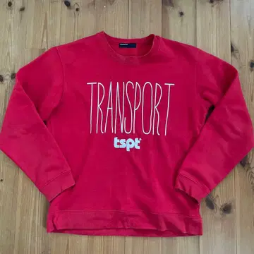 tspt TRANSPORT 빨간색 트레이닝복
