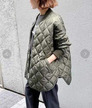 Spick and Span Pe 퀼팅 블루종 사이즈 36