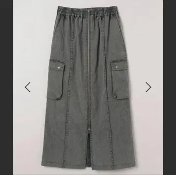 JEANASIS 플랩 포켓 내로우 스커트