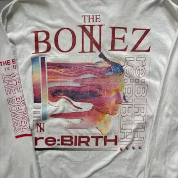 The BONEZ 긴팔 티셔츠 롱 T XL