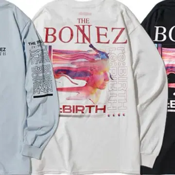 The BONEZ 긴팔 티셔츠 롱 T XL