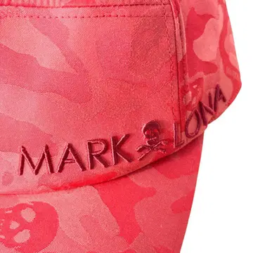 MARK&LONA 자수 로고 캡 M 레드