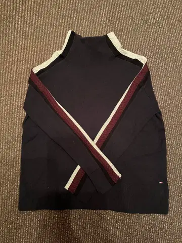 TOMMY HILFIGER 네이비 긴팔 스웨터 XS 빅
