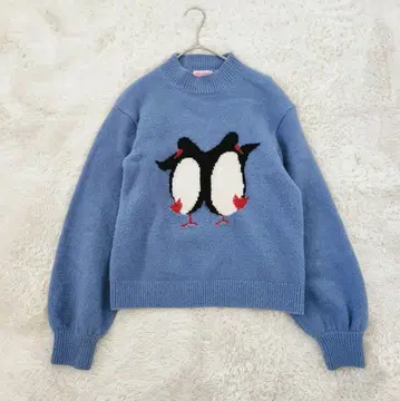 새상품급 kate spade 케이트 스페이드 펭귄 니트 긴팔