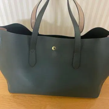 그레이 가죽 숄더백