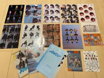 SnowMan 특전 미니 클리어 파일 묶음 판매