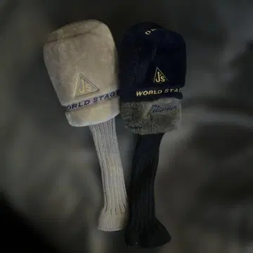 Js WORLD STAGE 플래티넘 골프헤드커버 2개 세트