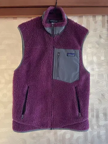 patagonia 퍼플 플리스 베스트 S 보아