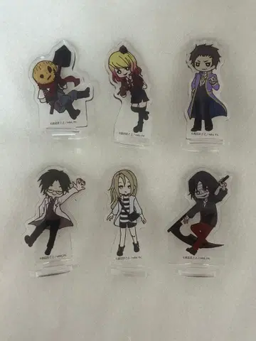 살육의 천사 아크릴 스탠드 6개 세트