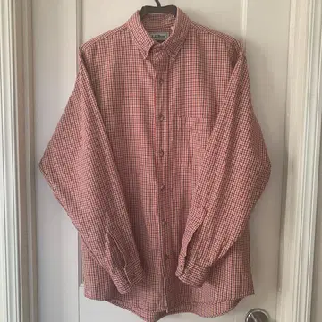 L.L.Bean 두꺼운 원단 체크 셔츠 2장 세트