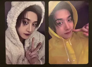 2장 세트 KARMA 방찬 트레이딩 카드 스키즈 Stray Kids