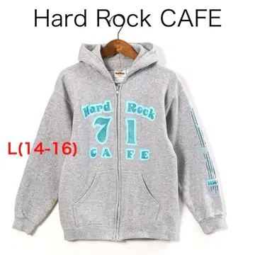 H3559-80 하드 록 카페 지퍼 후드티 성인 S 사이즈 가능 Y2K