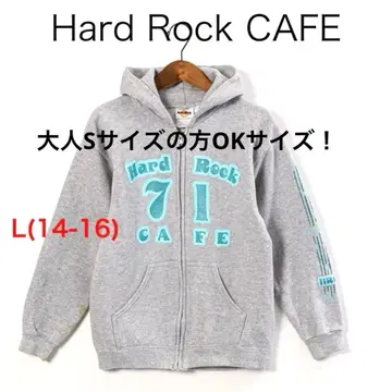 H3559-80 하드 록 카페 지퍼 후드티 성인 S 사이즈 가능 Y2K