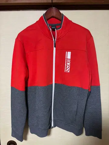 BOSS 오렌지 그레이 집업 트레이닝복