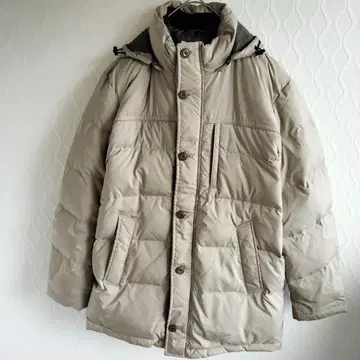 SIMPLE LIFE 다운 자켓 후드 부착 [ LL ] 아우터 베이지