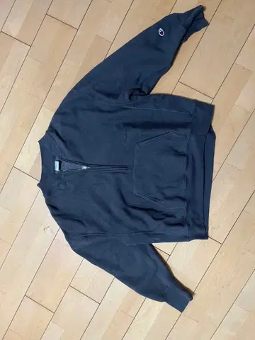 Champion 다크 그레이 집업 맨투맨