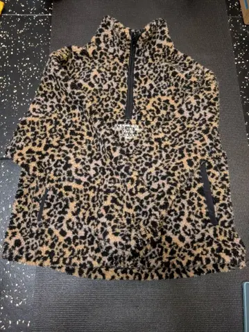 HideandSeek 보아 레오파드 무늬 자켓 M 하이드앤시크