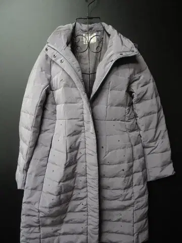 픽시 하트 다운 자켓 스톤 부착