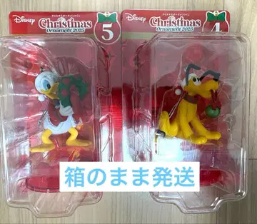 디즈니 크리스마스 오너먼트 해피 복권 피규어 도날드 플루토