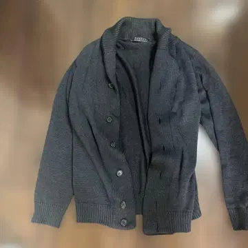 바니스 뉴욕 다크 그레이 가디건