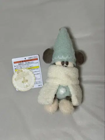 디즈니 크리스마스 리루린린 인형 배지 스카이블루