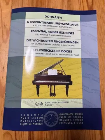 도흐나니 손가락 연습