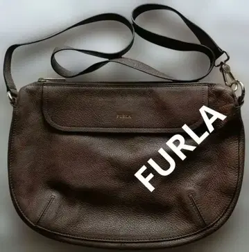 새상품급 FURLA 브라운 가죽 숄더백