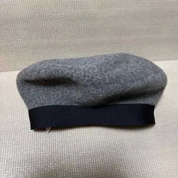 레어 새상품급 메종 드 플뢰르 베레모 모자 그레이