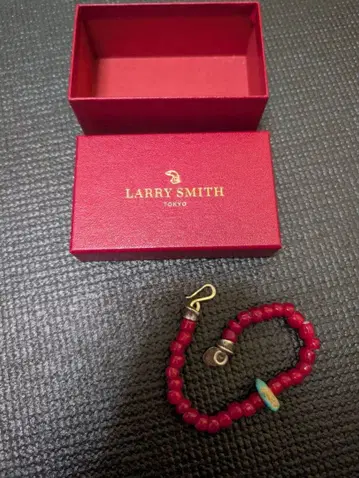 LARRY SMITH 화이트하츠 터콰이즈 팔찌 래리 스미스
