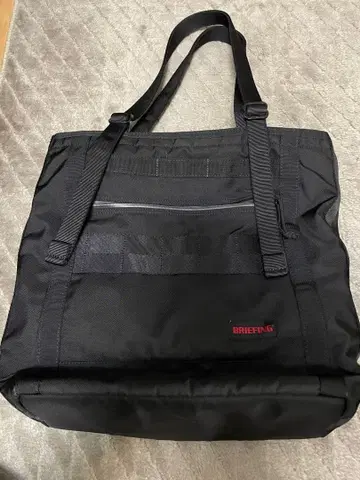BRIEFING 블랙 토트백