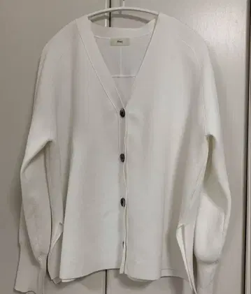 IENA 파인 코튼 스무스 V넥 가디건