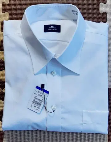 남성용 긴팔 셔츠 [화이트 무지] 3L 86 [NON IRONMAX]