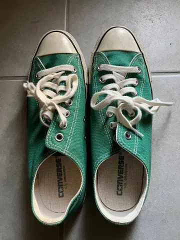 Converse 올스타 그린 컬러 27.5cm