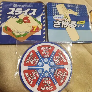 눈꽃 러버 코스터 세트