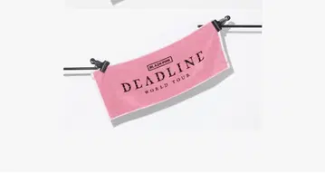BLACKPINK DEADLINE 굿즈 타월