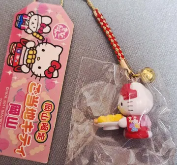 지역 한정 키티 헬로키티 매달기 오카야마 키비당고