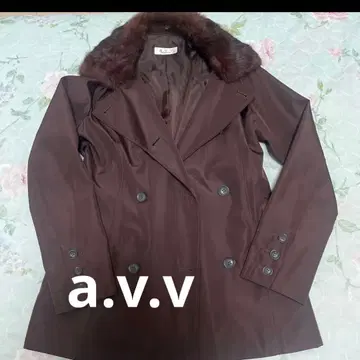 a.v.v 트렌치코트 자켓 아우터 브라운 코트