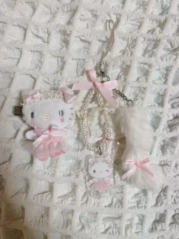 화이트 고양이 발레리나 키티 산리오