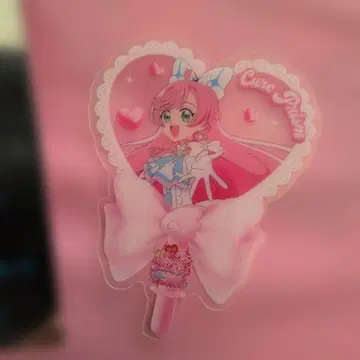 영화 너와 아이돌 프리큐어 입장 특전 부채형 클리어 카드 큐어 프리즘