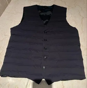 비밍 B:MING by BEAMS 써모라이트 지레 다운 베스트 네이비