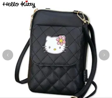 헬로키티 스마트폰 숄더백 블랙