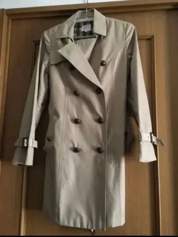 grove 베이지 더블 브레스트 트렌치코트 L