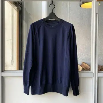 야마토미치 100% Merino Pullover 메리노울 네이비