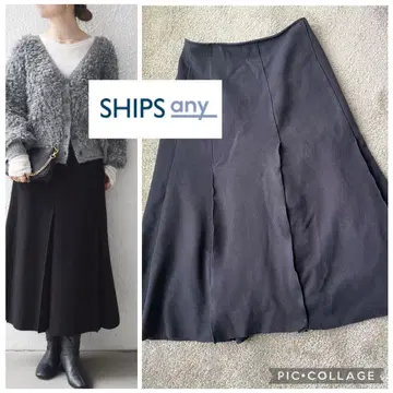 SHIPS any 에어니들 턱 스커트