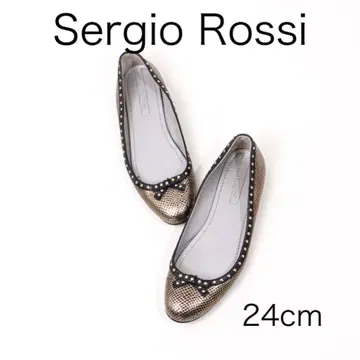 H3575-h3 세르지오로시 리본 스터드 모티브 발레 슈즈