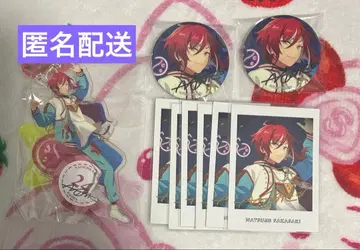 앙스타 7주년 잭팟 참 캔뱃지 파샤츠 사카사키 나츠메 세트