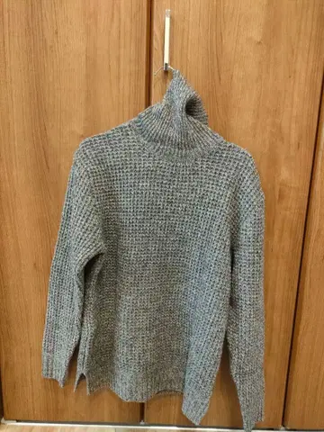 URBAN RESEARCH ITEMS 그레이 터틀넥 니트